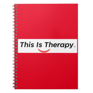 DIES IST DAS THERAPIE-Notebook Notizblock