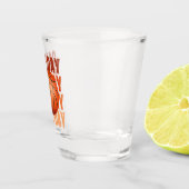 Dies ist der Fan des Saisonbasketballspiels Schnapsglas (Rechts)