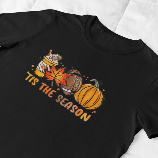 Dies ist der Fußball-Pumpkin Fall T - Shirt der Sa
