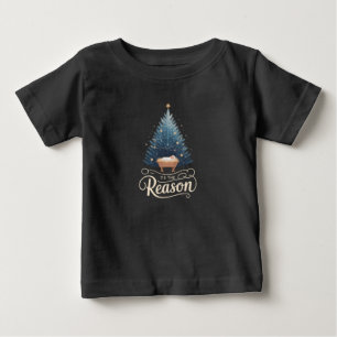 Dies ist der Grund Christliche Religiöse Weihnacht Baby T-shirt