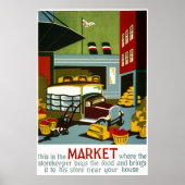 Dies ist der Markt Poster (Vorne)