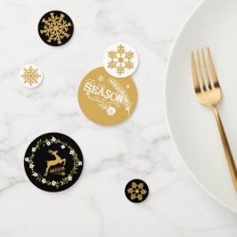 Dies ist der Saisontisch Confetti Konfetti