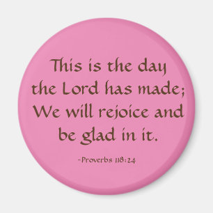 Dies ist der Tag, an dem der Herr es individualisi Magnet