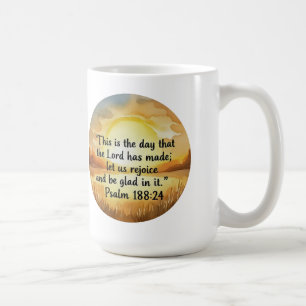 Dies ist der Tag, an dem der Herr Psalm 118 gemach Kaffeetasse