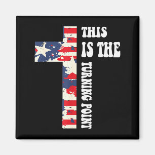 Dies ist der Wendepunkt Christliches Design  Magnet