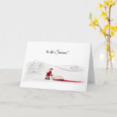 "Dies ist die Grußkarte der Jahreszeit Karte (Gelbe Blume)