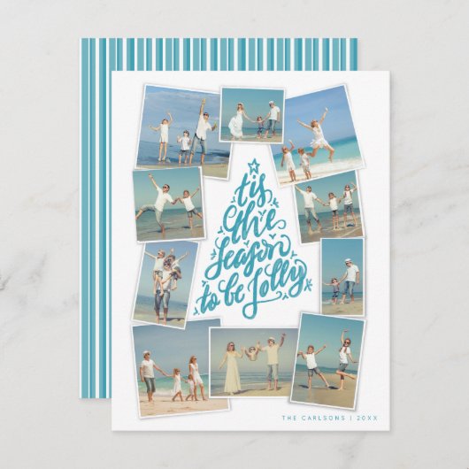 Dies ist die handgeschriebene Baumkronen-Foto-Coll (Vorne/Hinten)