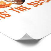 Dies ist die Jahreszeit Erntedank Pumpkin Poster (Ecke)