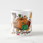 Dies ist die Jahreszeit für alles Fall" Jumbo-Tass Jumbo-Tasse (Vorderseite)