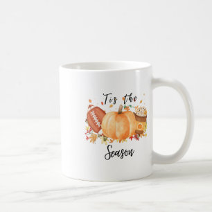 Dies ist die Jahreszeit für Herbstfußkürme und Pum Kaffeetasse