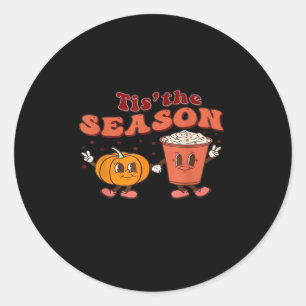 Dies ist die Jahreszeit Halloween Gewürzfall Herbs Runder Aufkleber