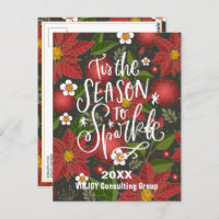 Dies ist die Jahreszeit, in der das Red Poinsettia