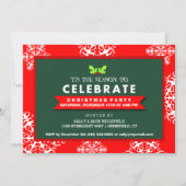 Dies ist die Jahreszeit, in der Red & Green Invasi Einladung (Vorderseite)