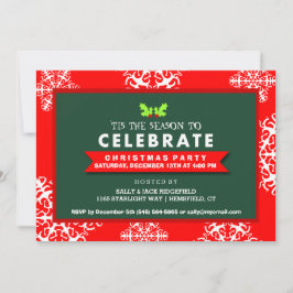 Dies ist die Jahreszeit, in der Red & Green Invasi Einladung