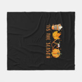 Dies ist die Jahreszeit Nurse Pumpkin Gewürz-Herbs Fleecedecke (Vorderseite (Horizontal))