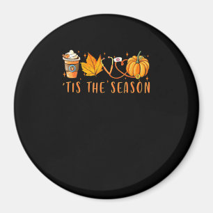 Dies ist die Jahreszeit Nurse Pumpkin Gewürz-Herbs Magnet
