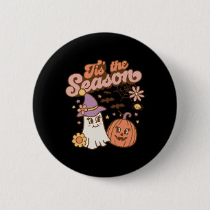 Dies ist die Jahreszeit Pumpkin Gewürz Herbst Herb Button
