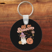 Dies ist die Jahreszeit Pumpkin Gewürz Herbst Herb Schlüsselanhänger (Vorderseite)