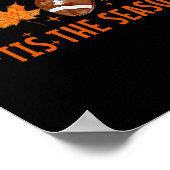 Dies ist die Jahreszeit Pumpkin Gewürz Latte Hallo Poster (Ecke)