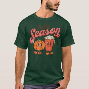Dies ist die Jahreszeit Pumpkin und Gewürz Retro H T-Shirt