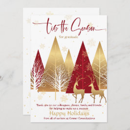 "Dies ist die Jahreszeit roter stilisierter Untern Einladung