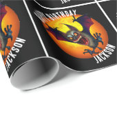 Dies ist die Jahreszeit, um Batty Vampire Bat. Geschenkpapier (Rolleneckpunkt)