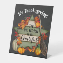 Dies ist die Jahreszeit, um dankbar zu sein, Pedes