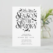 Dies ist die Jahreszeit, um ein tolles Halloween z Einladung (Stehend Vorderseite)
