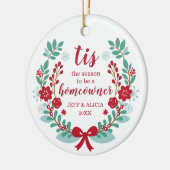 Dies ist die Jahreszeit, um Hauseigentümer Persona Keramik Ornament (Links)