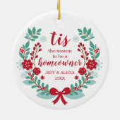 Dies ist die Jahreszeit, um Hauseigentümer Persona Keramik Ornament (Hinten)