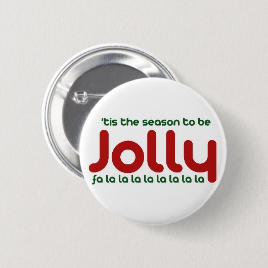 Dies ist die Jahreszeit, um Jolly Button (Vorne & Hinten)