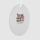 Dies ist die Jahreszeit, um Nukleare Medizin Weihn Ornament (Vorderseite)