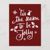 Dies ist die Jahreszeit, um Spaß zu haben Postkarte (Vorderseite)