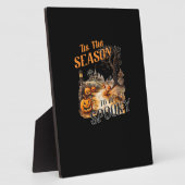 Dies ist die Jahreszeit, um Spooky Fall Halloween Fotoplatte (Seite)