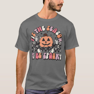 Dies ist die Jahreszeit, um Spooky Groovy Pumpkin T-Shirt