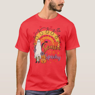 Dies ist die Jahreszeit, um Spooky Regenbogen Ghou T-Shirt
