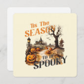 "Dies ist die Jahreszeit, um spukhaft zu sein" Vin (Vorne/Hinten)