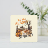 "Dies ist die Jahreszeit, um spukhaft zu sein" Vin (Stehend Vorderseite)