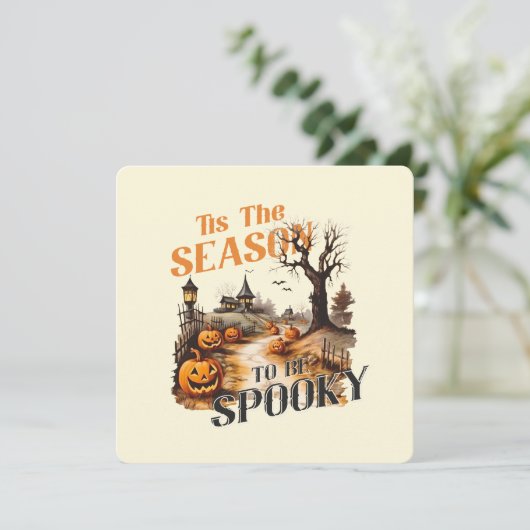 "Dies ist die Jahreszeit, um spukhaft zu sein" Vin (Stehend Vorderseite)