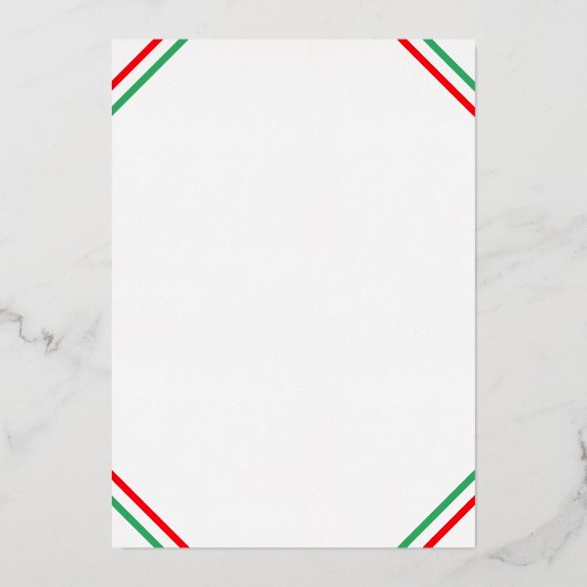 Dies ist die Jahreszeit, um Verheiratetes Brautpar Folieneinladung (Rückseite)