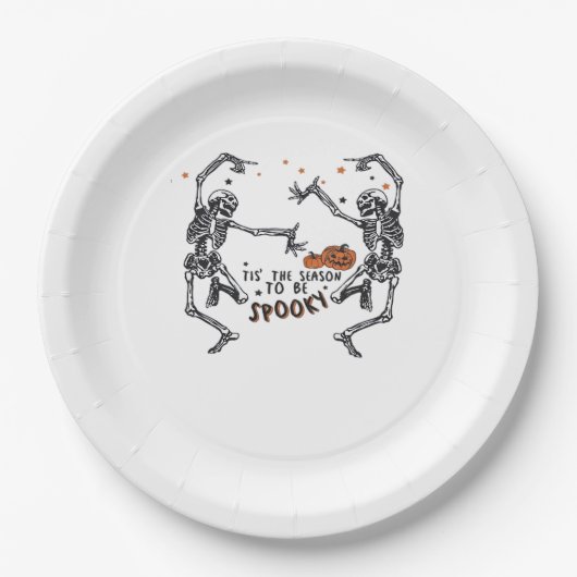 Dies ist die Jahreszeit, um zu verwundern Hallowee Pappteller (Vorderseite)