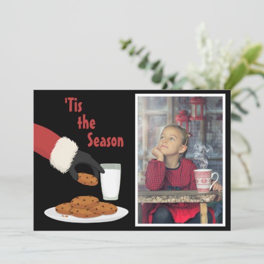 "Dies ist die Jahreszeit Weihnachten und Cookies F (Stehend Vorderseite)