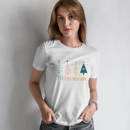 "'Dies ist die Jahreszeit" Weihnachtsbaum Doodles  T-Shirt