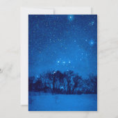 "Dies ist die Jahreszeit - Weihnachtsfeier Einladu Einladung (Rückseite)