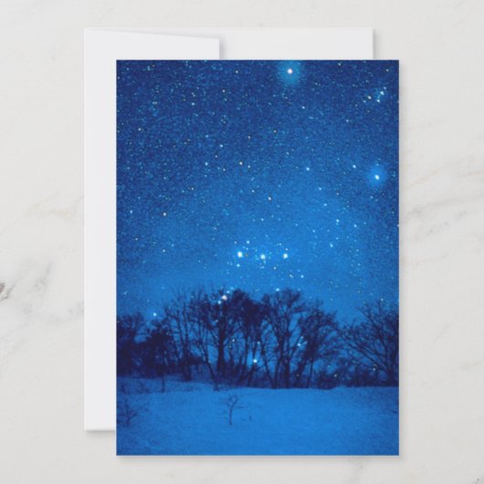 "Dies ist die Jahreszeit - Weihnachtsfeier Einladu Einladung (Rückseite)