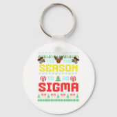 Dies ist die Jahreszeit zu Sigma Weihnachten Brain Schlüsselanhänger (Vorderseite)