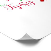 Dies ist die Jahreszeit zu Weihnachten in Tipsy Poster (Ecke)