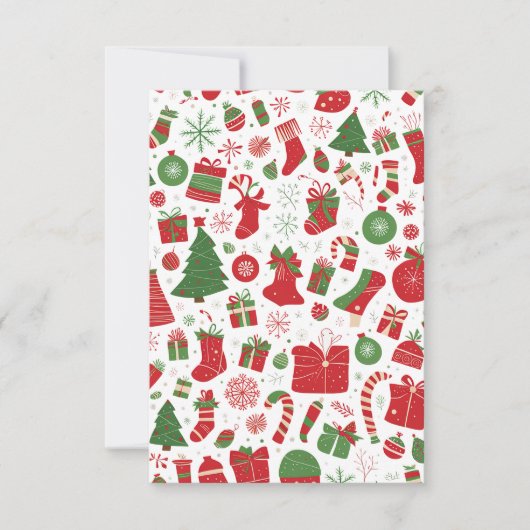 Dies ist die Jahreszeit zum Spaß Einladung (Vorderseite)