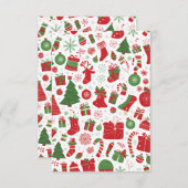 Dies ist die Jahreszeit zum Spaß Einladung (Vorne/Hinten)