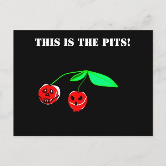 DIES IST DIE PITS-Postkarte Postkarte (Vorderseite)